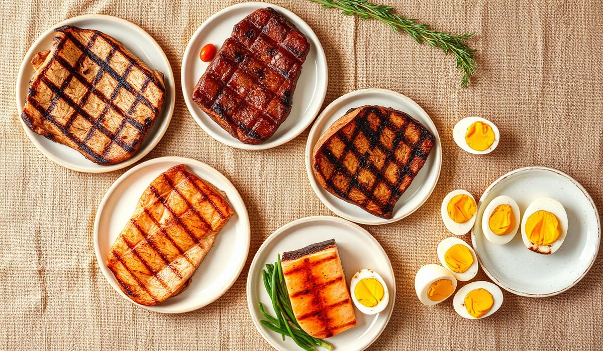 Carnes, aves e peixes